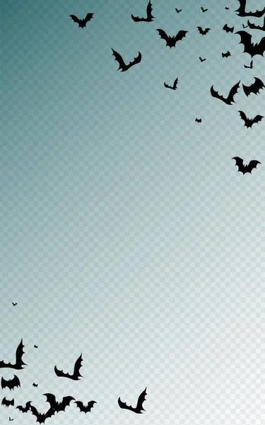 Dark Bats Vetor Horrível Fundo Transparente Monster Fly Backdrop Banner — Fotografia de Stock