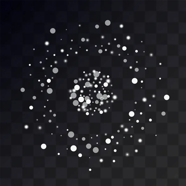 Biały Wektor Śniegu Przejrzyste Tło Spadająca Tapeta Śniegu Szara Magiczna — Zdjęcie stockowe