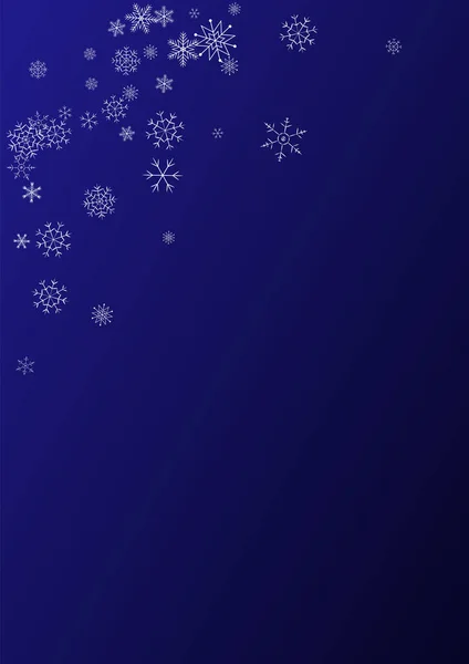 Silver Snow Vector Sfondo Blu Nuovo Scenario Nevoso Gray Winter — Foto Stock