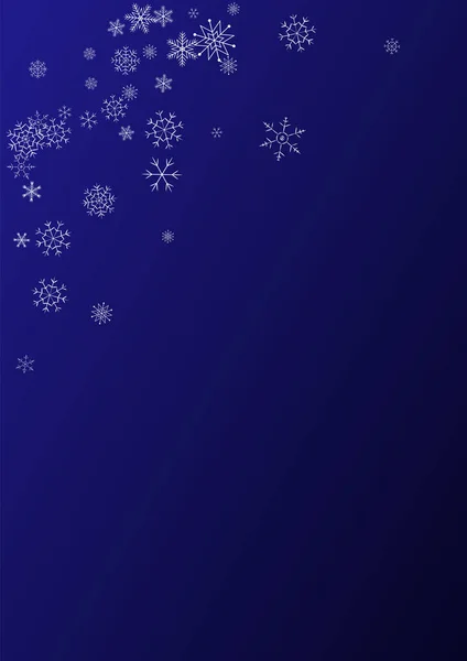 Silver Snow Vector Blue Background New Snowfall Backdrop Gray Winter — Stock Photo, Image