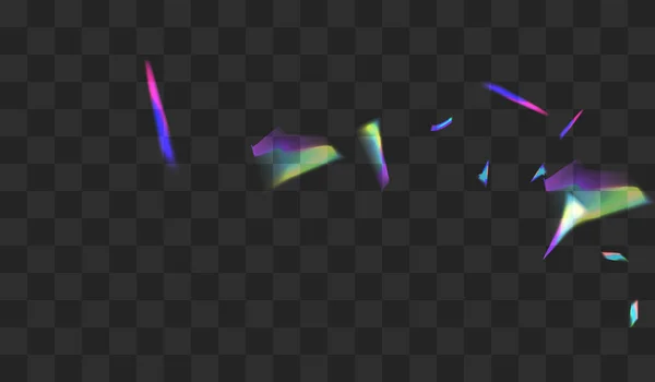 Svítit Průsvitné Pozadí Cristal Vector Barevná Třpytivá Zasněná Tapeta Neon — Stock fotografie