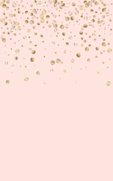 Bronze Splash Paper Pink Background Glamour Dot Banner Gold Glow — Stock Vector