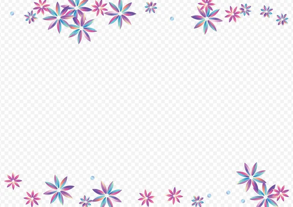 Inflorescência Azul Rosa Fluido Transparente Fundo Cartaz Flor Cor Design — Vetor de Stock