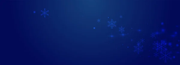 グロウ ドット ベクトル プラズマ ブルーの背景 シャイニーマジック降雪テクスチャ シャイン スノーストーム カード クリスマススノーフレーク招待状 — ストックベクタ