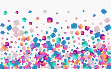 Gökkuşağı Çokgen Vektörü Şeffaf Arkaplan. Parlak Soyut Element Broşürü. Yapı Rhombus Kapağı. Parlak Küp Metal Sunumu.