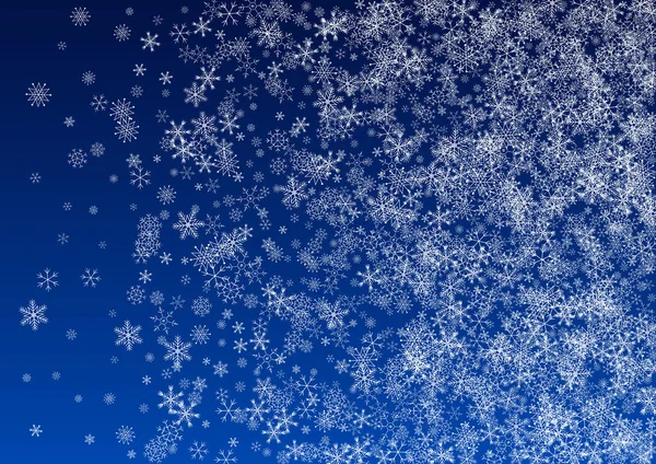 Fond Bleu Vecteur Neige Gris Noël Fond Écran Neige Nouvelle — Image vectorielle