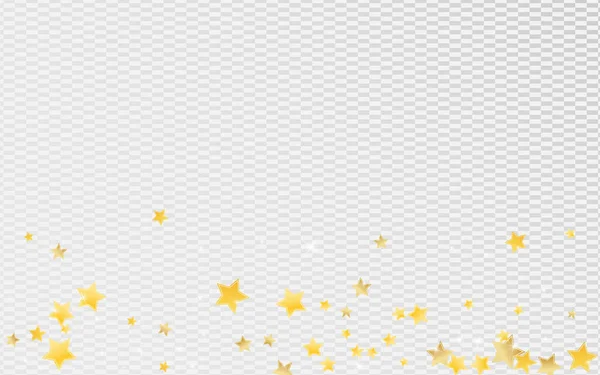 Golden Galaxy Stars Vector Fond Transparent Abstrait Papier Peint Étincelant — Image vectorielle