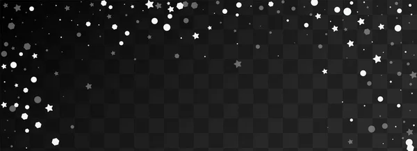 Наложение Снежного Вектора Атмосферный Фон Серый Светящийся Флэйк Xmas Snowflake — стоковый вектор