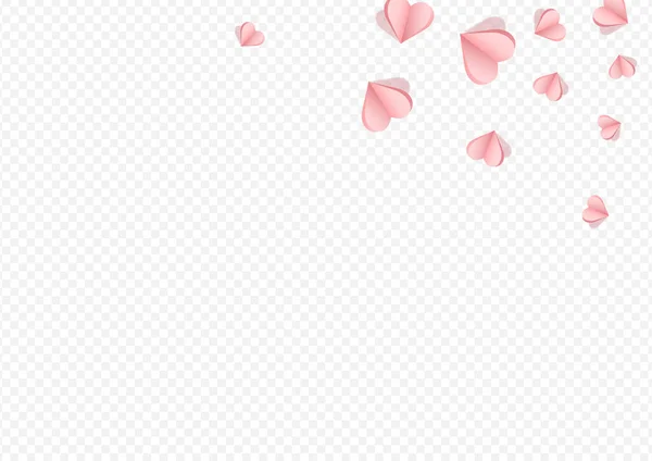 Pink Confetti Vector Transparent Backgound Happy Papercut Design Pohlednice Maroon — Stockový vektor