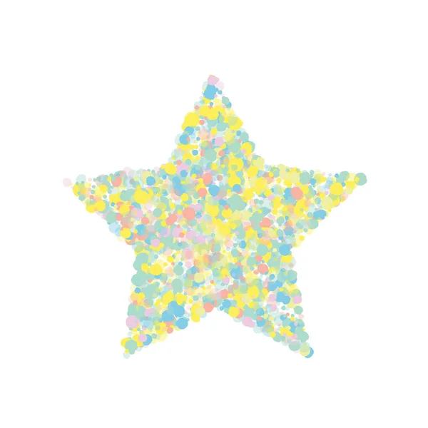 Color Dot Transparent White Background Festival Circle Backdrop Happy Confetti — Stock Vector
