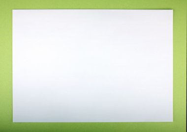 Boş beyaz kağıdın