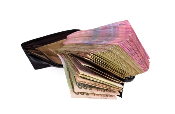 Money in purse — Stock Photo, Image