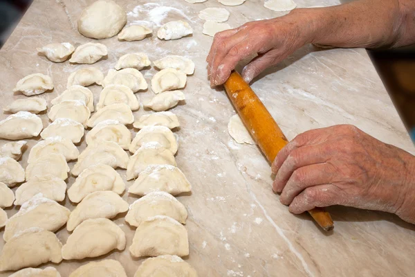 Homemade dumplings — Stock Photo, Image