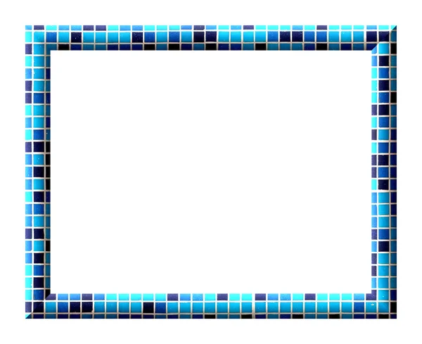 Frame with colorful tiles texture — Stock Photo, Image
