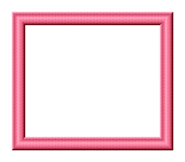 Moldura de foto rosa — Fotografia de Stock