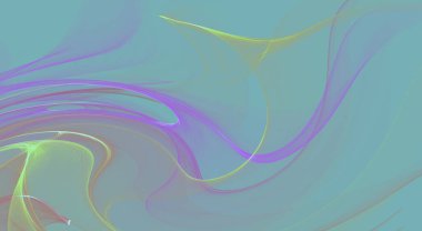 Yaratıcı bir arkaplanda soyut yumuşak çizgiler