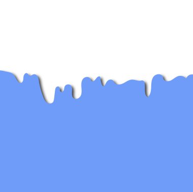 Kağıt kesiği olan üç boyutlu mavi ve beyaz arkaplan. İş sunumları, el ilanları, posterler için vektör tasarımı düzeni
