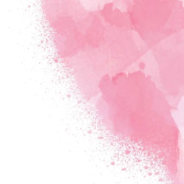 Rózsaszín Elvont Fényes Színes Akvarell Textúrák Design Fotó Overlay — Stock Fotó