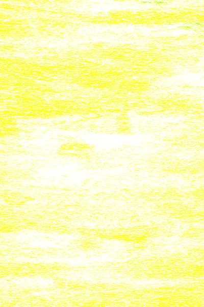 Fondo pintado a mano amarillo. Lápiz o acuarela textura abstracta sobre papel blanco. Monocromo. Lugar para tu mensaje. Otoño y oro. —  Fotos de Stock