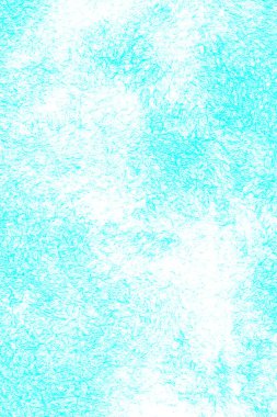 Mavi el boyalı arka plan. Kalem ya da suluboya, beyaz kağıt üzerindeki soyut doku. Tek Renkli.