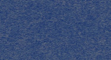 Mavi el boyalı arka plan. Kalem ya da suluboya, beyaz kağıt üzerindeki soyut doku. Tek Renkli.