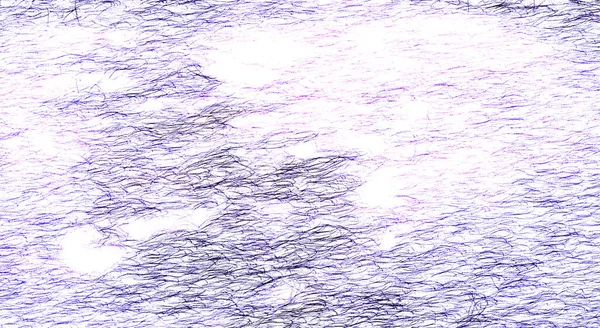 Mavi el boyalı arka plan. Kalem ya da suluboya, beyaz kağıt üzerindeki soyut doku. Tek Renkli.