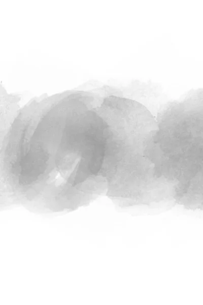 Gray Watercolor Abstraction White Paper — Stock Photo, Image