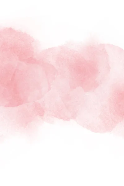 Розовая Акварельная Абстракция Белой Бумаге Гранж Фок Ретро — стоковое фото