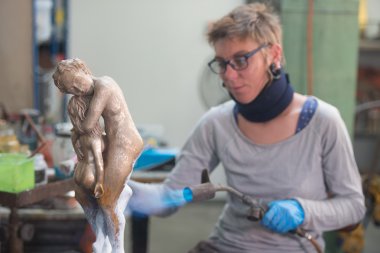 Atölye bronz heykel