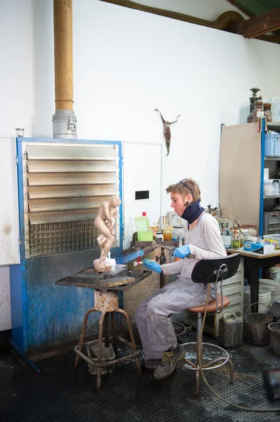 Laboratorio di scultura Bronzo — Foto Stock