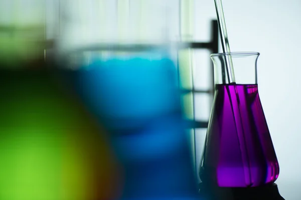 Química, Ciencia, Laboratorio, Tubo de ensayo, Equipo de laboratorio — Foto de Stock