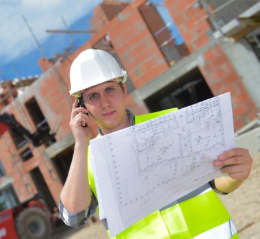 site bina projesi kontrol İnşaat Müdürü