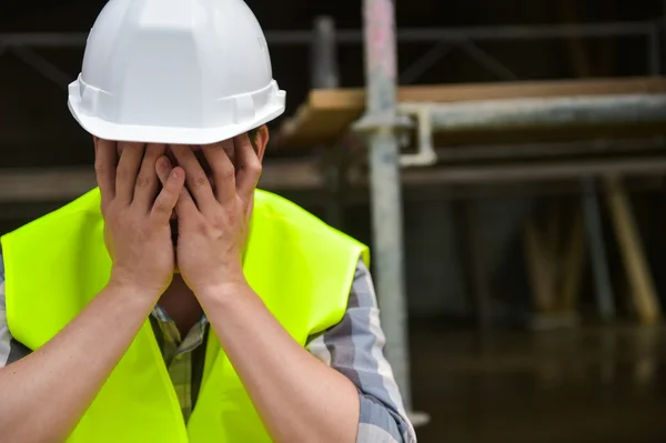 Perişan inşaat işçisi