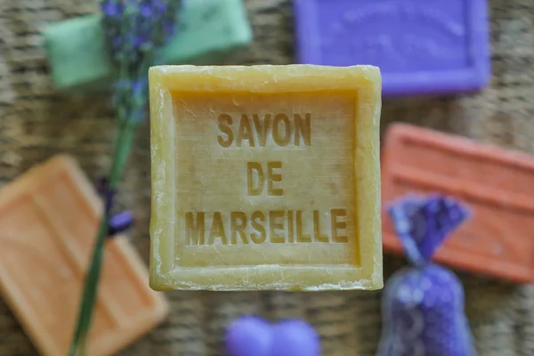 Savon de Marseille hygiène naturelle — Photo