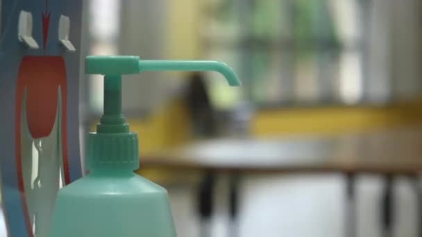 A man picks up soap in her hands to clear the skin of bacteria, dirt and viruses — Stock Video