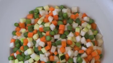Makedonya salatası, baklagil salatası, karışık sebze salatası, Fransız mutfağı.
