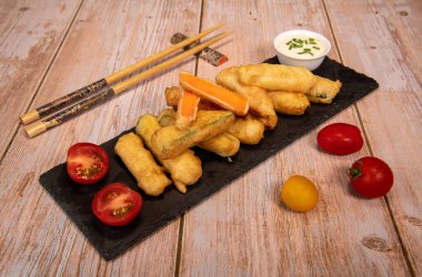 Çıtır sebze tarifi, sebzeli börek. Yüksek kalite fotoğraf