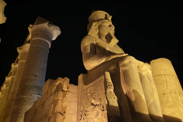 埃及卢克索神庙 — 图库照片