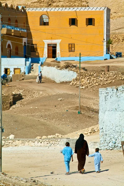 Egipto, Valle del Nilo, Zona de Luxor, Tebas — Foto de Stock