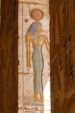 Medinet Habu Temple Egypt clipart