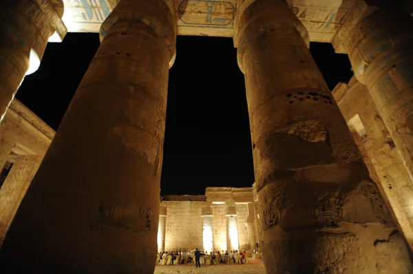 Ανακουφίσεις Medinet Habu ναός Αιγύπτου — Φωτογραφία Αρχείου