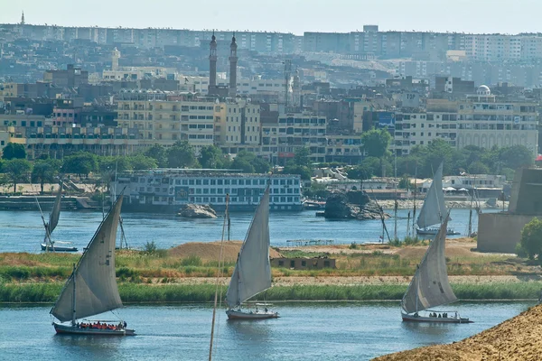 Mısır - Assouan-tekne Felucca Nil