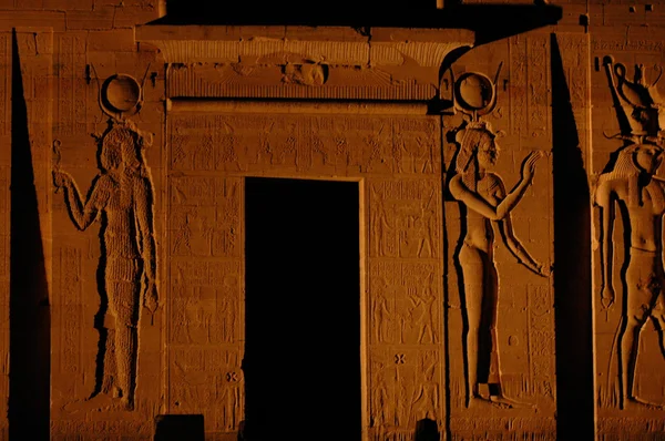 Ägyptischer Tempel der Philae — Stockfoto