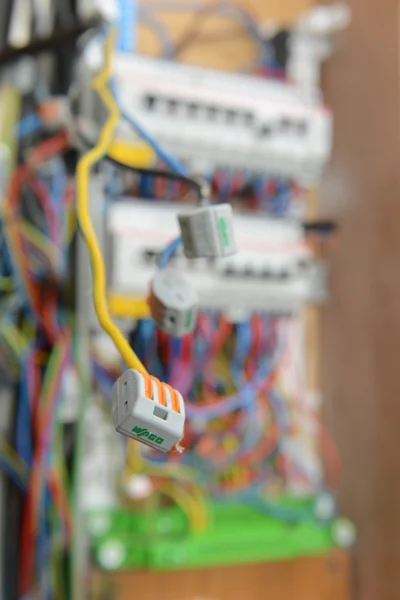 Electrical renovation work — Stock Photo, Image