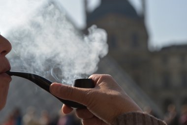 Olgun adam yasaktır boru açık havada, profil