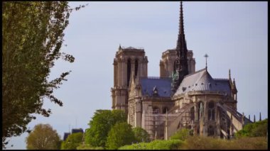 Pont des Arts-Notre Dame Katedrali, Paris, Fransa