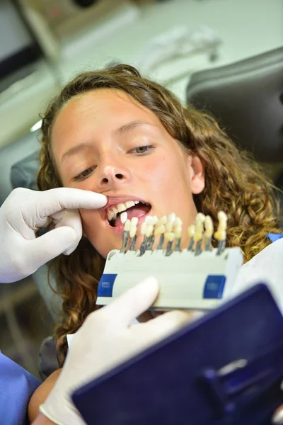 Frauen beim Zahnarzt — Stockfoto