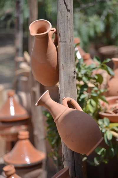 Workshop Potter-Ceramist-Marocco-Pottery — Stock Photo, Image