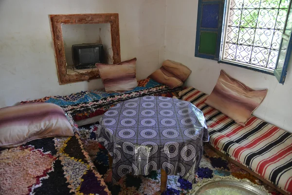 Dentro de una casa bereber Marruecos — Foto de Stock