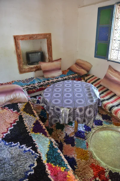 Innerhalb eines Berberhauses Marokko — Stockfoto